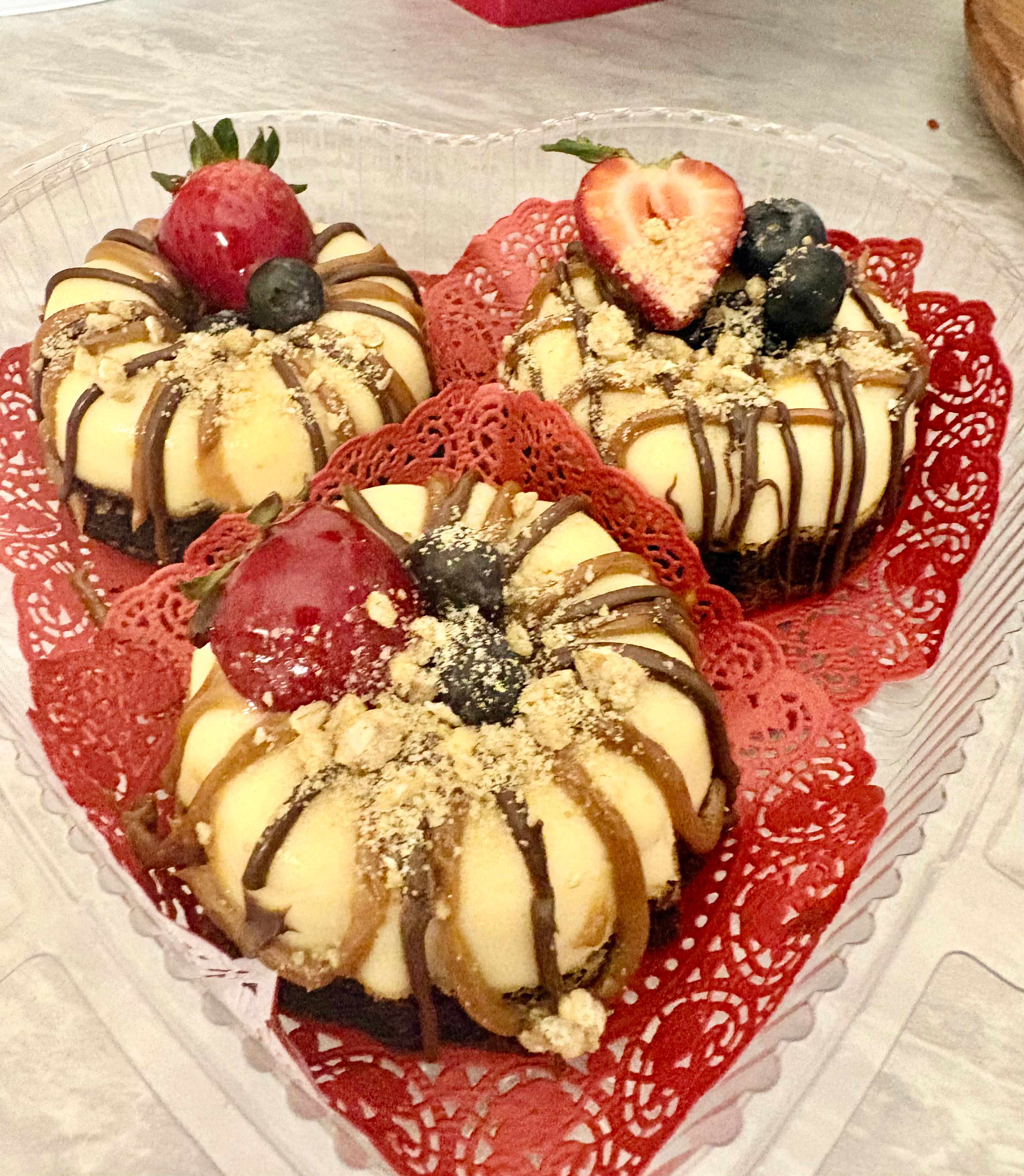 Choco Flan Mini with Dulce de Leche & Fresh Fruit