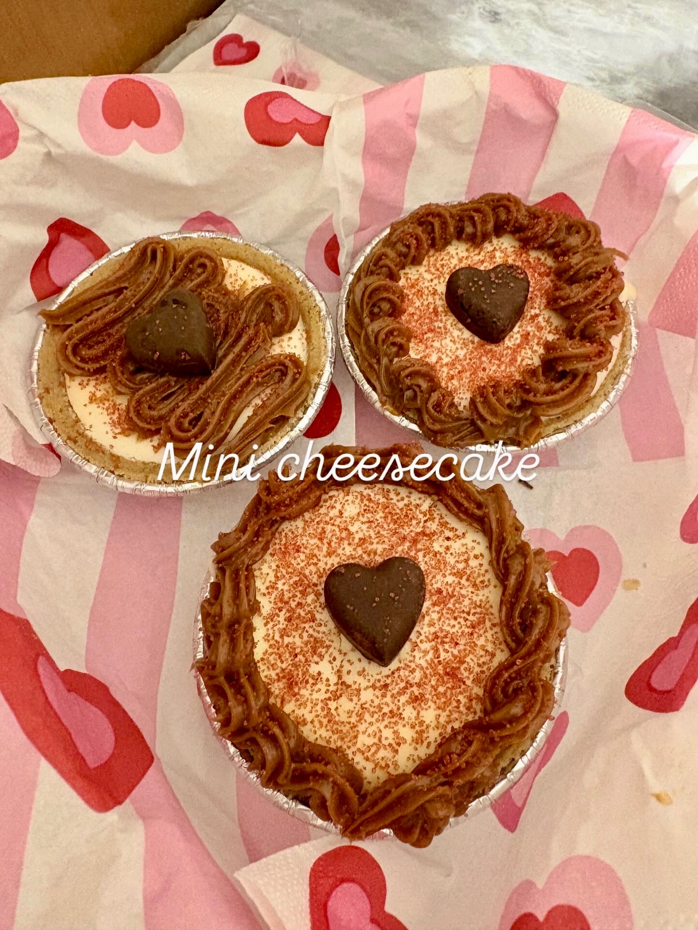 Chocolate & Dulce de Leche Mini Cheesecake